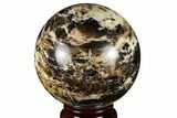 Black Opal Sphere - Madagascar #168596-1